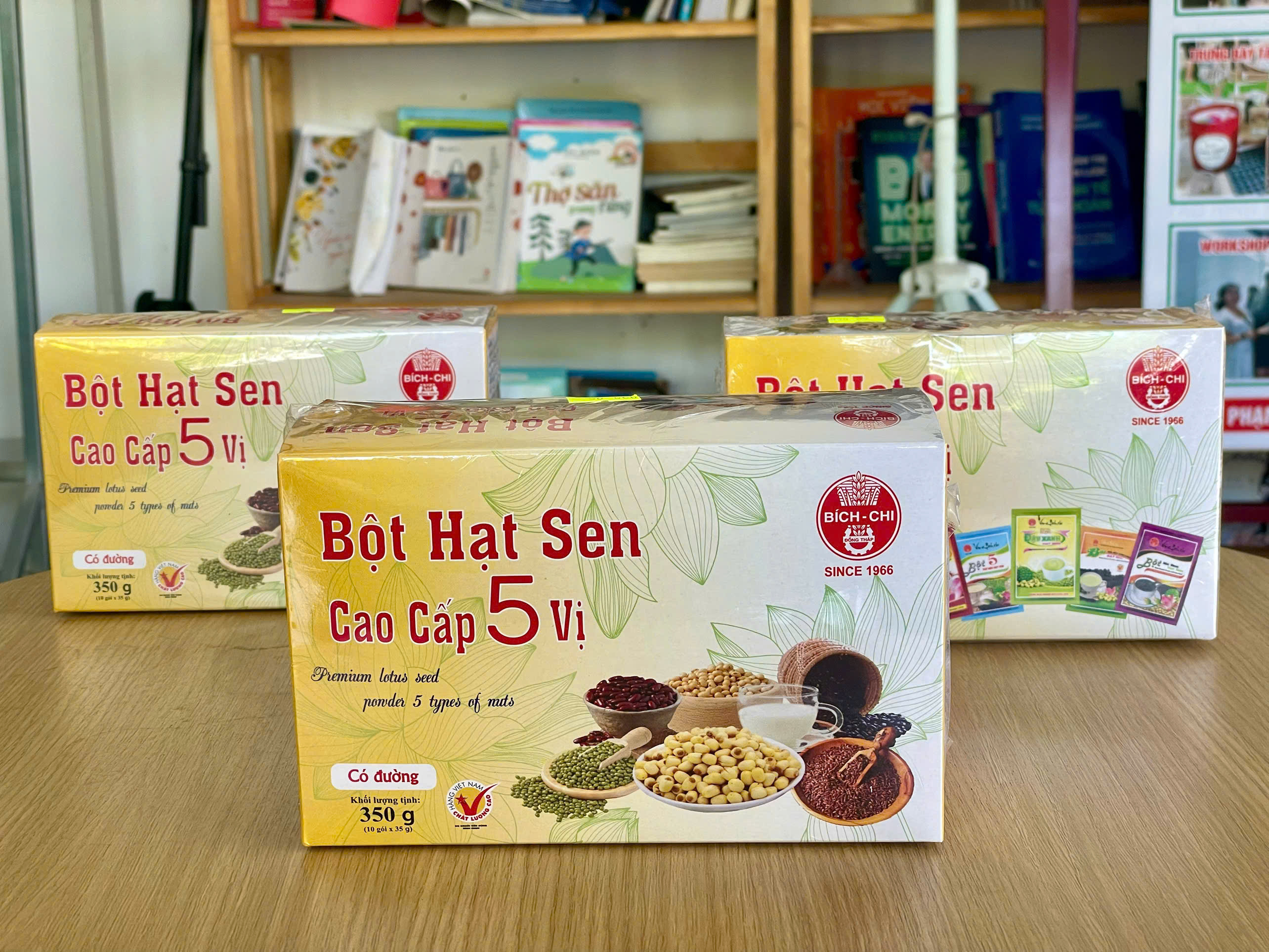 Giới thiệu sản phẩm Bột Hạt Sen Cao Cấp 5 vị - Có Đường